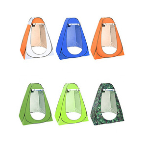 Tente <span class=keywords><strong>de</strong></span> douche <span class=keywords><strong>de</strong></span> camping portable en tissu Oxford double couche trois saisons, cabine <span class=keywords><strong>de</strong></span> change et <span class=keywords><strong>de</strong></span> douche extérieure pour l'intimité, vente en gros - Product Image 1