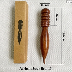 Bastoncino lucidante ad alta densità per lucidare il legno di ebano africano finitura lucida per bordo in pelle fai da te strumento di lucidatura in legno liscio artigianale - Product Image 5