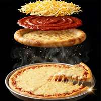 Linea Industriale Rettangolare per Pizza Longyu |   Linea di Panificazione ad Alta Idratazione |   Attrezzatura Automatica per la Produzione di Pizza Surgelata