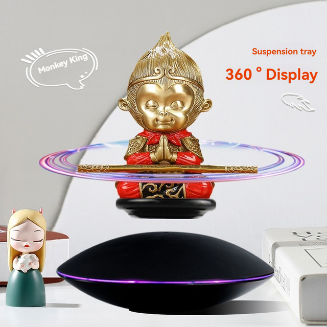 Modern Design Eco-Friendly Magnetic Levitation Display Stand Holds 350g Objects for Diwali Advertising Use