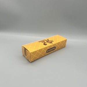 Plateau à sucettes Bananes enrobées de <span class=keywords><strong>chocolat</strong></span> résistant à l'huile et étanche avec logo imprimé personnalisé Mini bac à papier pour Cupcakes - Product Image 4