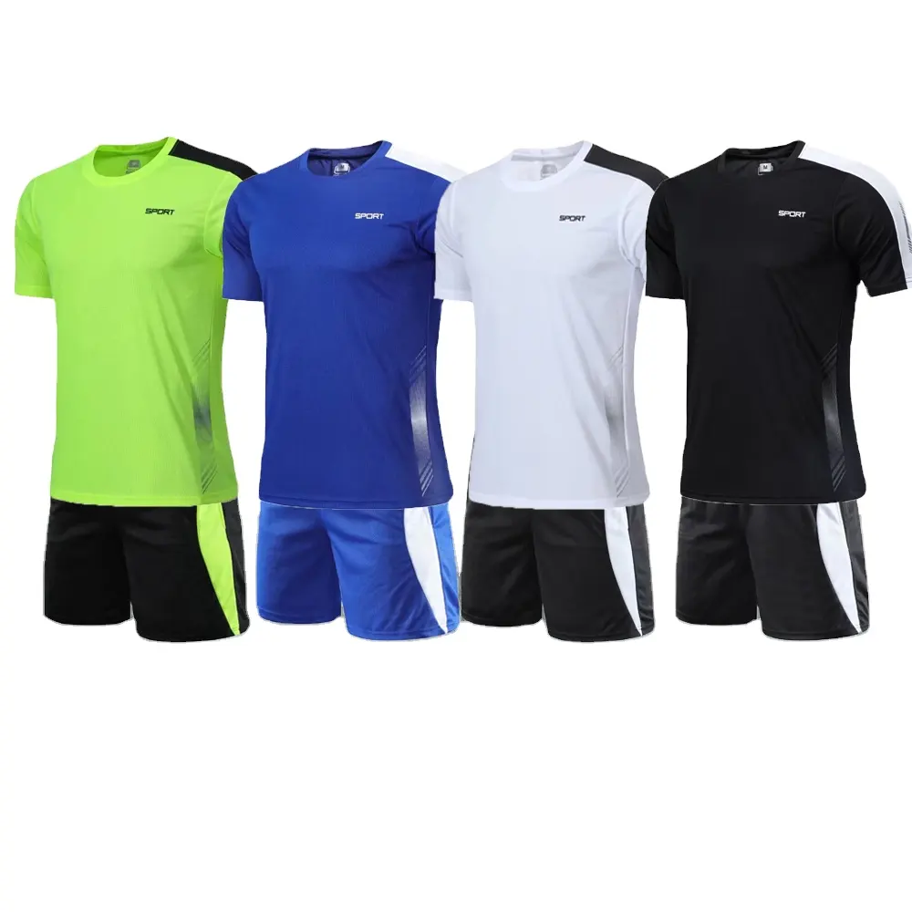 Cheap Blank Team Soccer uniforms Design Your Own Set Soccer Jersey Non-Fading Soccer Wear