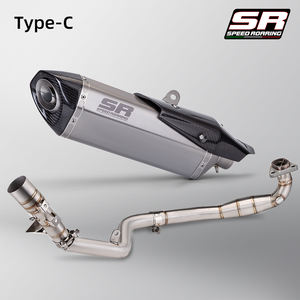 Silencieux Slip On pour X-ADV 750 X ADV750 XADV 750 Moto Échappement Espace Système Complet Avant Tuyau Connecter Original en alliage de Titane - Product Image 6