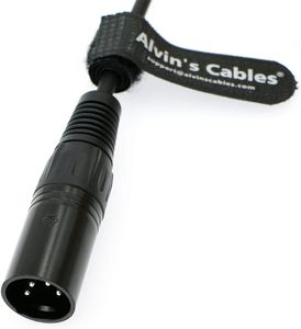 ALVIN's สาย <span class=keywords><strong>XLR</strong></span> สายไฟตัวผู้/ตัวเมีย4พินสำหรับ Venice/F55/SxS/C300 mkiiiii/ C500 MKII Blackmagic URSA MINI Pro - Product Image 4