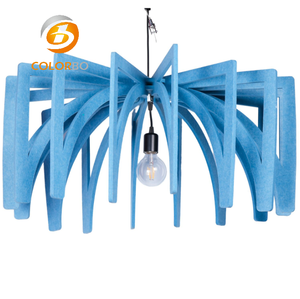 Novelty &amp; Creative Home Decoration Movable Spider <strong>Shade</strong> Vision Lampshade with Vertical Pattern Rope Format Hanging Design - Product Image 1