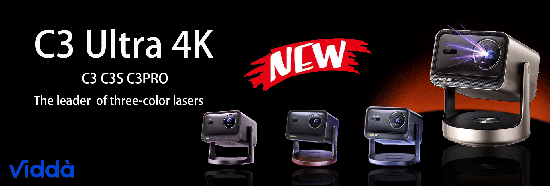 Hisense Vidda C2s Ultra Pro 4k Color Laser Projector