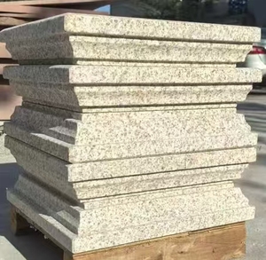 قوالب رأس أعمدة مخصصة من الحجر المستوحى، تصميم عمود روماني حديث مجوف، أغطية رخامية للبناء الخرساني للاستخدام في الفنادق - Product Image 3