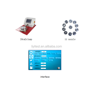 LIYI DIN 53887 Durchlässigkeit prüfmaschine Preis Automatische Luft durchlässigkeit prüfmaschine für Textilgewebe - Product Image 5