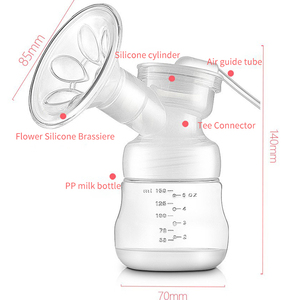 Ultra-thin Medical Grade Electric <strong>Silicone</strong> Breast Pump Portable Wearable Double <strong>Bra</strong> Breast Pump - Product Image 6