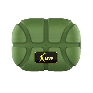 Couverture d'écouteur de basket-ball en gros d'usine pour étui <span class=keywords><strong>airpods</strong></span> pour <span class=keywords><strong>Airpods</strong></span> Pro 2 3 Max étui pour Airpod couverture arrière - Product Image 1