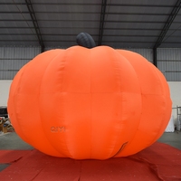 Citrouille gonflable géante publicitaire, modèle gonflable commercial pour fête d'Halloween