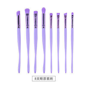 8 ชิ้นโลโก้ที่กําหนดเองชุดแปรงแต่งหน้าเครื่องสําอาง 11 ชิ้นมืออาชีพหรูหราแปรงแต่งหน้าฉลากส่วนตัวอายแชโดว์รากฐาน - Product Image 5