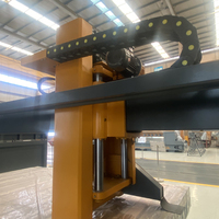 Nouvelle scie à pierre de type pont infrarouge JULUN, moteur contrôlé par PLC, 18,5 kW, marbre, granit, table de travail automatique rotative
