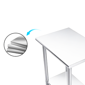 Fabricante Chino de Mesas de Trabajo de Acero Inoxidable 201304, Mesa de Trabajo Higiénica de Acero Inoxidable para Hospitales y Laboratorios - Product Image 2