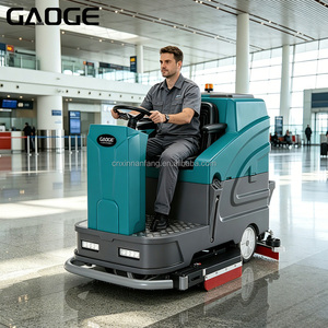 Autolaveuse autoportée GAOGE X96 à double brosse 170L, nettoyeur-sécheur robuste pour entrepôts, usines et nettoyage industriel - Product Image 1