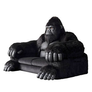 नेडोरिक डिजाइनर इंटरनेट सेलिब्रिटी किंग कांग सोफा लिविंग रूम होटल विला का स्वागत करते हुए बड़े जानवर के आकार बिस्तर गोरिल्ला सोफा - Product Image 4