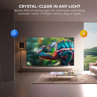 Écran de projection ALR à cadre fixe de 120 pouces 4K Ultra HD 16:9, anti-reflet de la lumière ambiante, pour projecteurs à ultra courte focale
