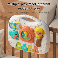 Table d'activités éducative musicale multifonctionnelle en plastique pour bébé