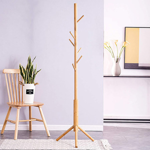 Perchero de Bambú de Diseño Minimalista, Mueble de Salón Independiente, Apariencia Moderna y Estable - Product Image 1