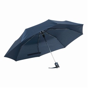 Logo Printing Custom Semi-automatic Pongee Umbrella Three-Fold Pocket Design Portable Business Style Classic Metal Frame 8ribs