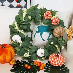 Juego de 12 Calabazas Artificiales, Calabazas Falsas Decorativas, Varios Diseños, para Halloween, Acción de Gracias, Navidad, Graduación - Product Image 4