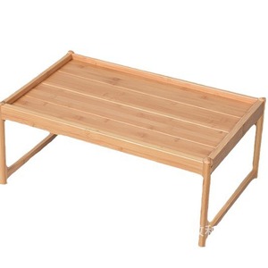 <b>Bamboo</b> Coffee <b>Table</b> Rectangular Portable Low-Height Tea <b>Table</b> For Indoor Outdoor Use - Product Image 5