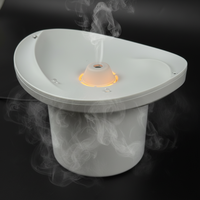 Diffuseur d'arômes ultrasonique à gouttelettes d'eau dansantes, haut-parleur lumineux, humidificateur à bruit blanc électrique