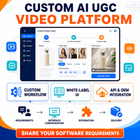 Logiciel de génération de vidéos publicitaires personnalisées pour produits UGC basées sur des photos de produits