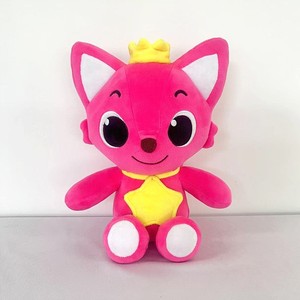 Peluches PinkfongHogi, jouets en peluche pour enfants, poupées de dessins animés, coussin décoratif, figurine <span class=keywords><strong>Dodo</strong></span> bleue, renard rose, jouet doux pour enfants - Product Image 2