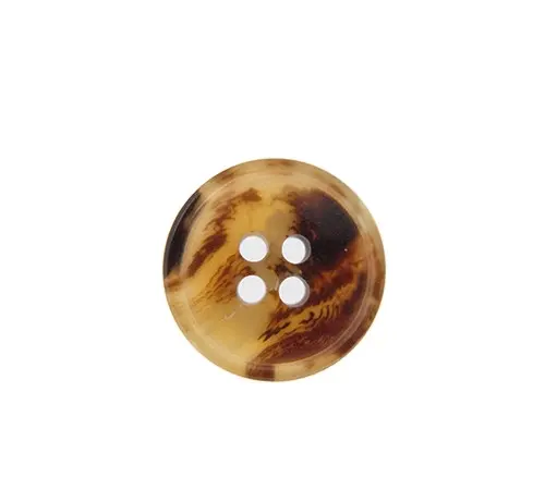 Made-to-order Recycled Buttons Ecorozo Buttons Faux Horn Buttons Light Brown 4 Hole Garment Accessories Sustainable Buttons