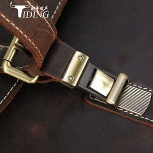 Hebilla metálica Tiding 7714 tipo pin para bolsos, bronce antiguo chapado en oro, accesorios duraderos para bolsos - Product Image 4