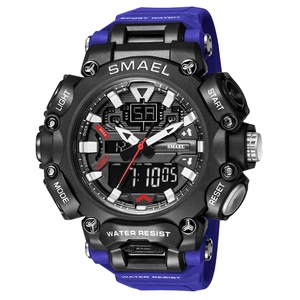 Reloj de Pulsera Deportivo SMAEL 8053, Reloj Digital LED Resistente al Agua para Hombre, Reloj de Plástico con Doble Hora - Product Image 2