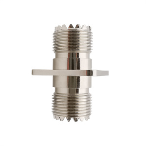 1Pcs UHF SO239 PL259 Buchse zu UHF SO-239 <span class=keywords><strong>PL</strong></span>-259 Buchse 4-Loch-Flansch Panel Mount Adapter RF Koaxial stecker - Product Image 4
