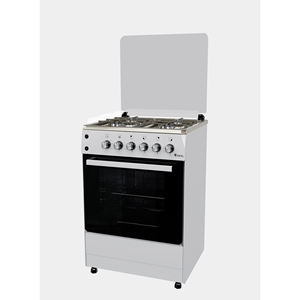 Cocina de Gas independiente L165 Inox con 4 quemadores de encendido eléctrico encimera de hierro fundido para el hogar - Product Image 1