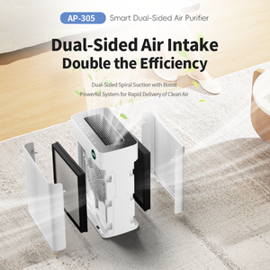 Tuya WiFi-US قابس محكم تجاري عالي الكفاءة بلاستيك كهربائي صغير Pet H13 HEPA فلتر هواء منزلي - Product Image 5