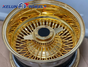 Ruedas Zenith con Diseño de Malla Dorada, Llanta de Aleación para Automóvil de Pasajeros - Product Image 2
