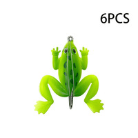 Leurre souple artificiel en silicone réaliste en forme de grenouille avec hameçon – Tueur de Blackfish bionique pour la pêche en eau douce