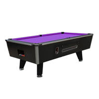 Table de Billard Commerciale à Monnayeur de Haute Qualité 8ft, Table de Billard 3 en 1 pour Jeu d'Intérieur avec Accessoires