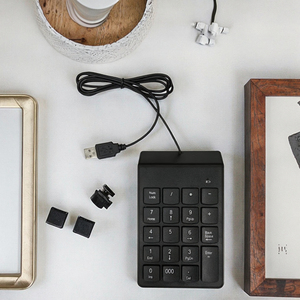 Mini teclado numérico con cable de primera calidad, interfaz óptica USB, práctico accesorio de plástico para ordenador portátil, nuevo producto transfronterizo - Product Image 4