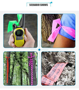 UV kháng ngoài trời dễ dàng Tear-off không dính PVC phân hủy sinh học gắn cờ băng cho khảo sát - Product Image 5