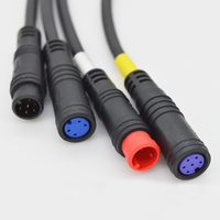 M8 mâle femelle câble étanche 2 ~ 8 noyaux pour BMW câble prise d'amarrage lumière LED contact cuivre pour capteur de véhicule électrique