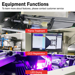 Hot Product Automatic Wine Bottle Screen Printing Machine All Servo Multiple Color Screen Printer Hot Stamping Machine
