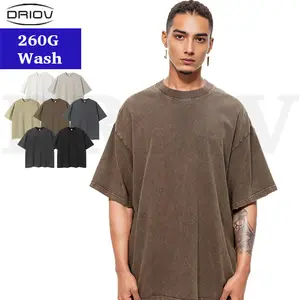 Camiseta con estampado DTG para hombre, ropa de calle, camisetas de algodón 100% de Hip Hop lavadas con piedra de gran tamaño, camiseta Vintage con gráfico personalizado