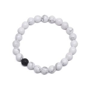 <span class=keywords><strong>Bracelet</strong></span> en <span class=keywords><strong>pierre</strong></span> de lave naturelle, pour hommes, diffuseur d'<span class=keywords><strong>huile</strong></span> <span class=keywords><strong>essentielle</strong></span>, de perles de <span class=keywords><strong>pierre</strong></span> <span class=keywords><strong>volcanique</strong></span>, vente en gros - Product Image 3