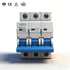 Disjoncteur miniature AC 1-4P 1-63Amp RCBO Matériel PA66 Montage sur rail Certifié CE - Product Image 4