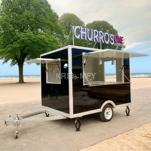 Remorque mobile 2025 pour snacks, pizzas, camion de restauration rapide, acier inoxydable, concession, café, remorque alimentaire à vendre - Product Image 3