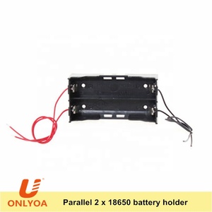 전문 2 셀 리튬 이온 18650 3.7V 리튬 이온 배터리 홀더 케이스 와이어 리드/PC 핀 - Product Image 3