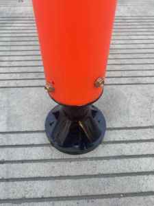 Cường độ cao mạnh mẽ đàn hồi nhựa phục hồi cảnh báo mùa xuân bài cao băng phản chiếu 63mm Đường kính cho đường sử dụng bền - Product Image 3