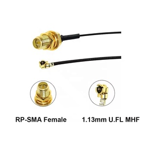 Wifi ăng ten Booster với 15cm 6inch 1.13 mét RP-SMA nữ để ufl cáp đồng trục cáp thông tin liên lạc - Product Image 3