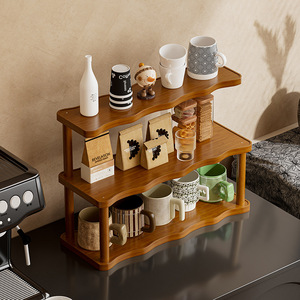 Cup holder/<b>storage</b> <b>rack</b>, multi-layer <b>storage</b> for desktop, living room, <b>kitchen</b> countertop, coffee cup/muzzle organizer, - Product Image 1